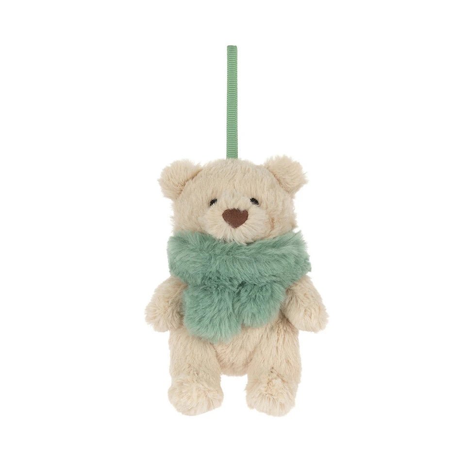 Jellycat Bartholomew Bear Jr. Winter Warmer Decoration - Flying Ryno