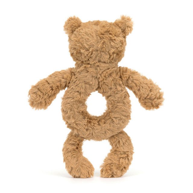 Jellycat Bartholomew Bear Ring Rattle - Flying Ryno