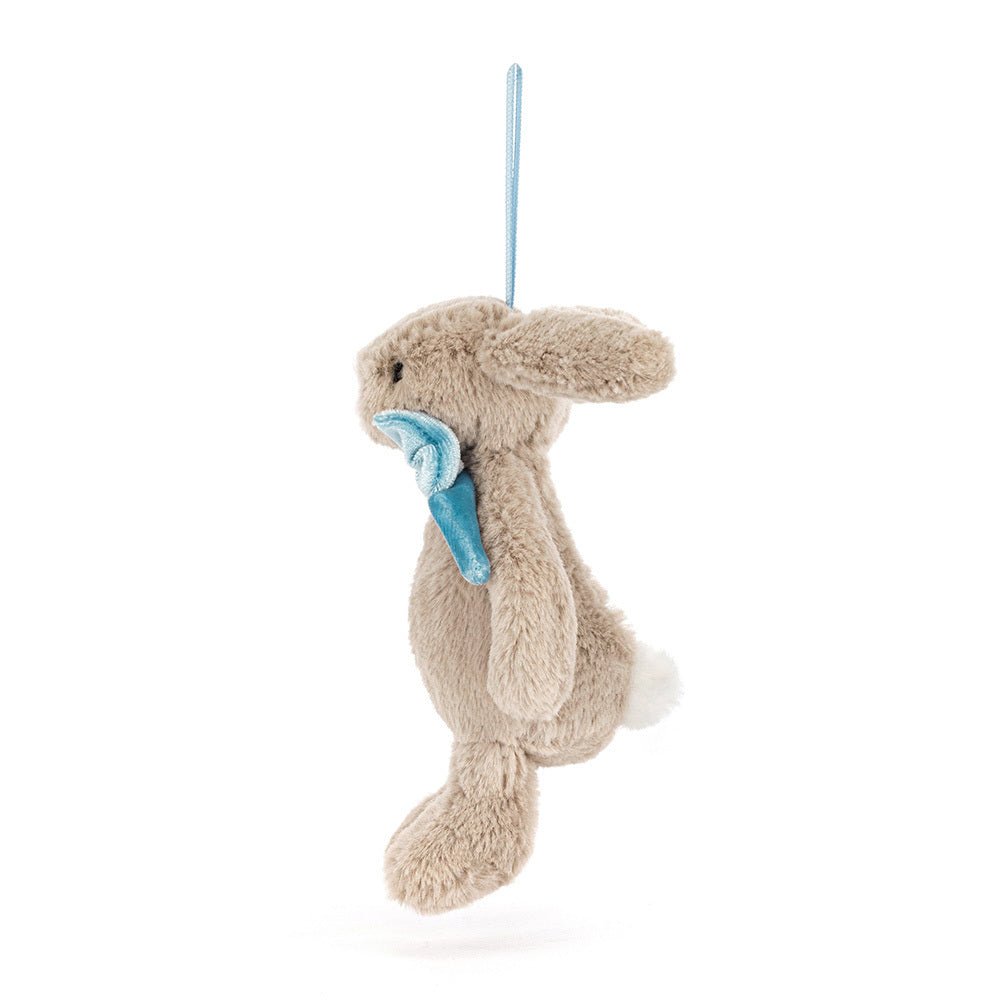 Jellycat Bashful Beige Bunny Decoration - Flying Ryno