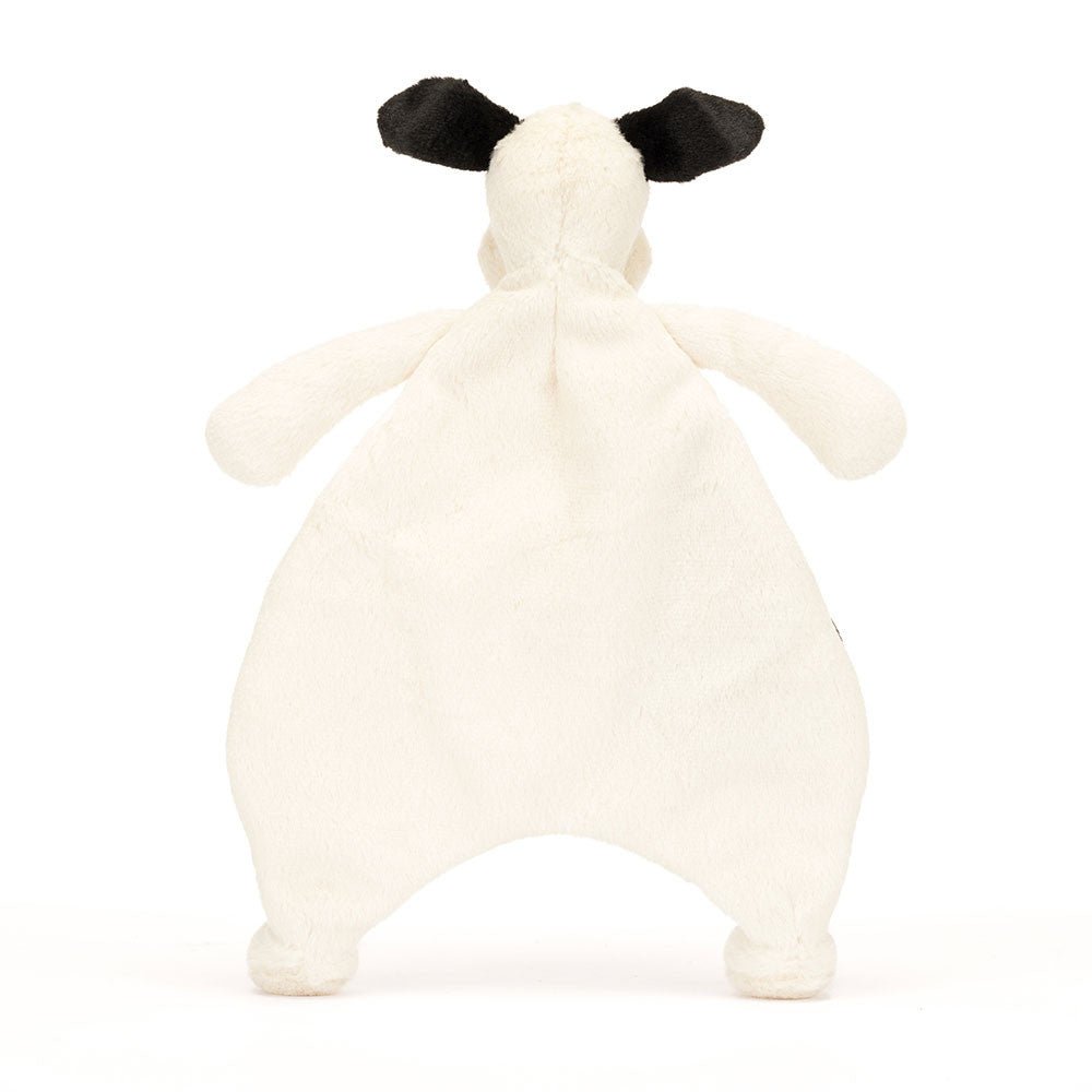 Jellycat Bashful Black & Cream Puppy Comforter - Flying Ryno