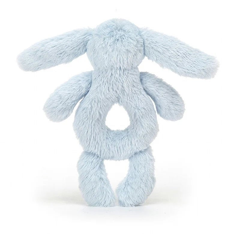 Jellycat Bashful Blue Bunny Ring Rattle - Flying Ryno