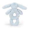 Jellycat Bashful Blue Bunny Ring Rattle - Flying Ryno