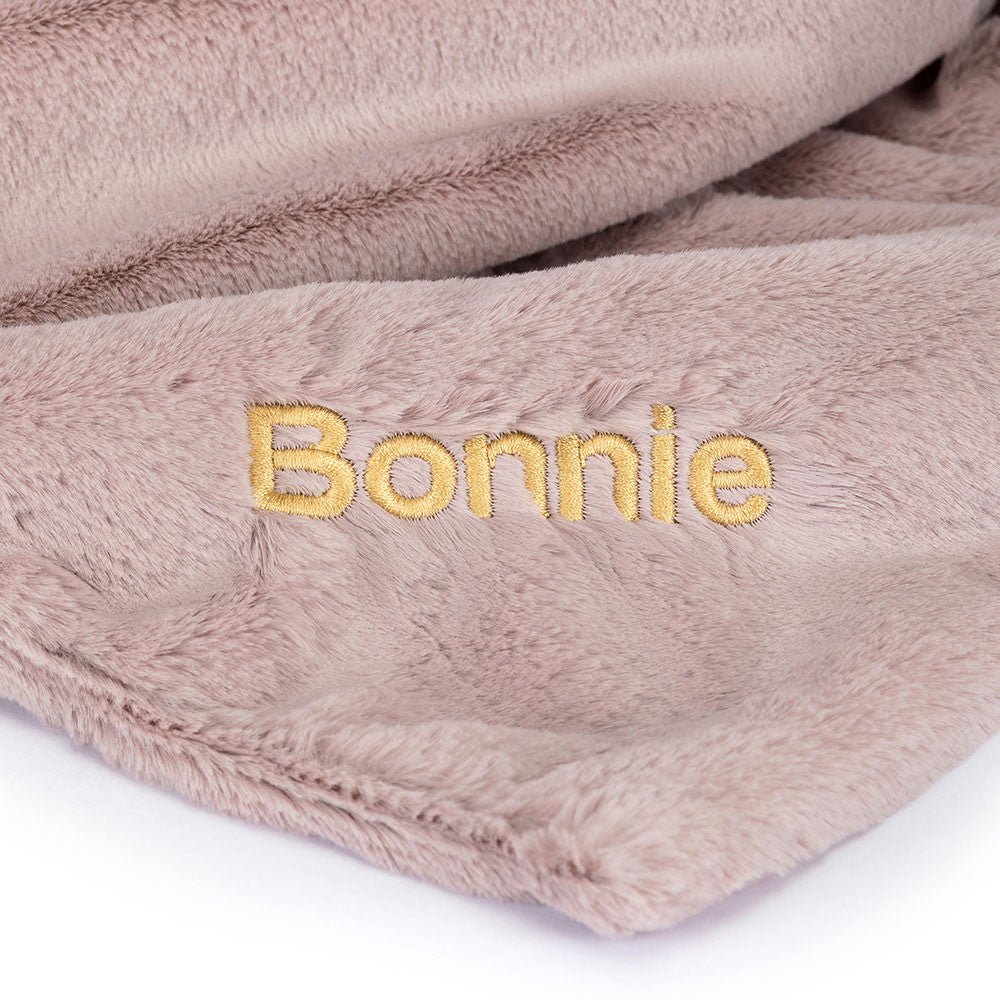 Jellycat Bashful Luxe Bunny Rosa Blankie - Flying Ryno