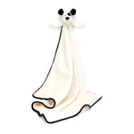 Jellycat Black & Cream Puppy Blankie - Flying Ryno