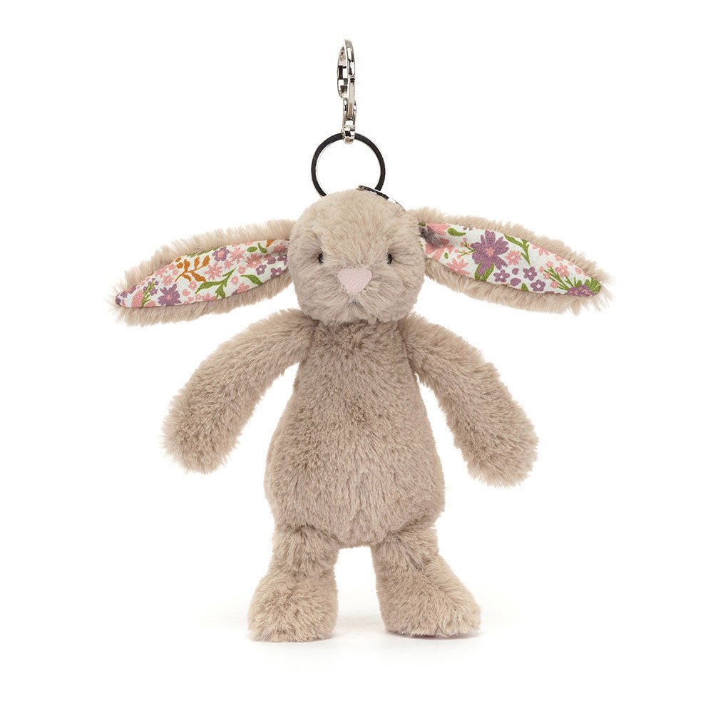 Jellycat Blossom Beige Bunny 'Petal' Bag Charm - Flying Ryno