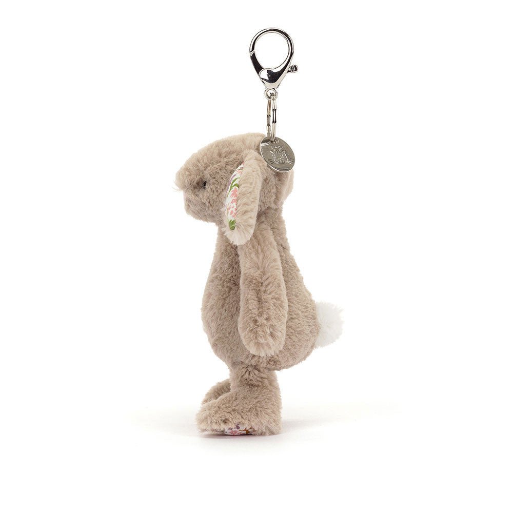 Jellycat Blossom Beige Bunny 'Petal' Bag Charm - Flying Ryno