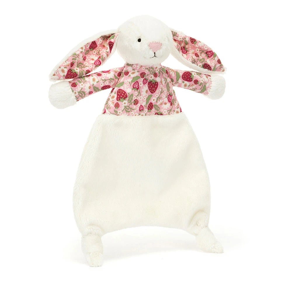 Jellycat Blossom Cream Bunny 'Berry' Comforter - Flying Ryno