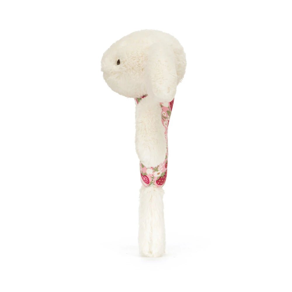 Jellycat Blossom Cream Bunny 'Berry' Ring Rattle - Flying Ryno