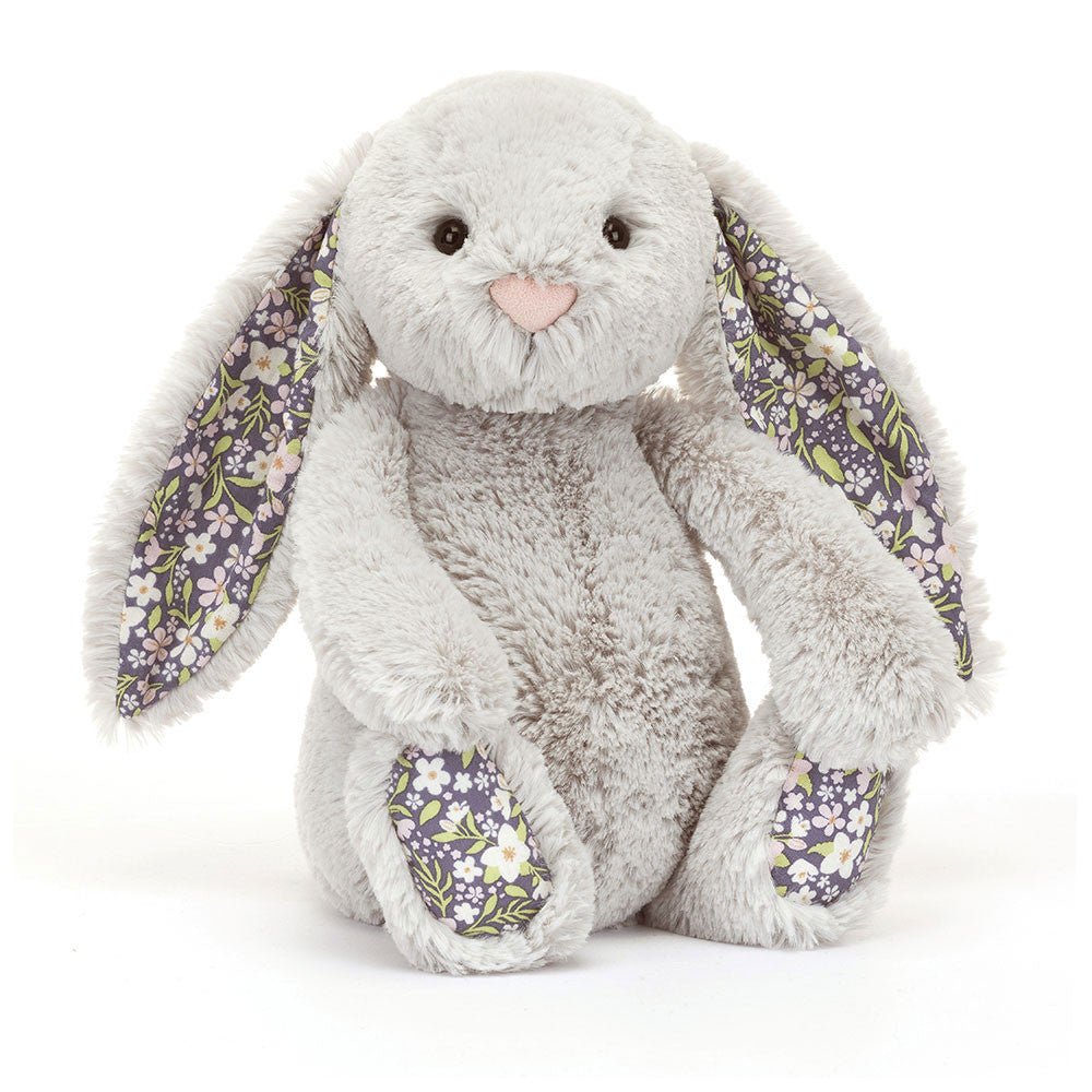 Jellycat Blossom Silver Bunny 'Bloom' Medium - Flying Ryno