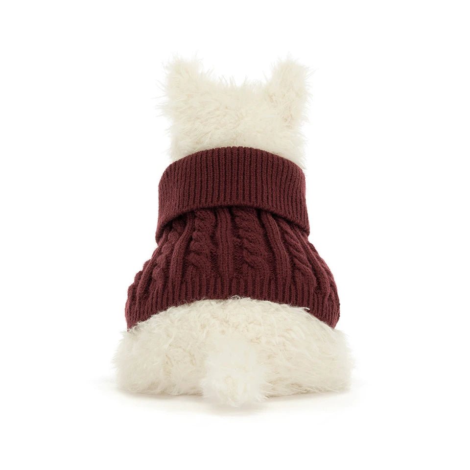 Jellycat Munro Scottie Dog Winter Jumper Outfit - Flying Ryno
