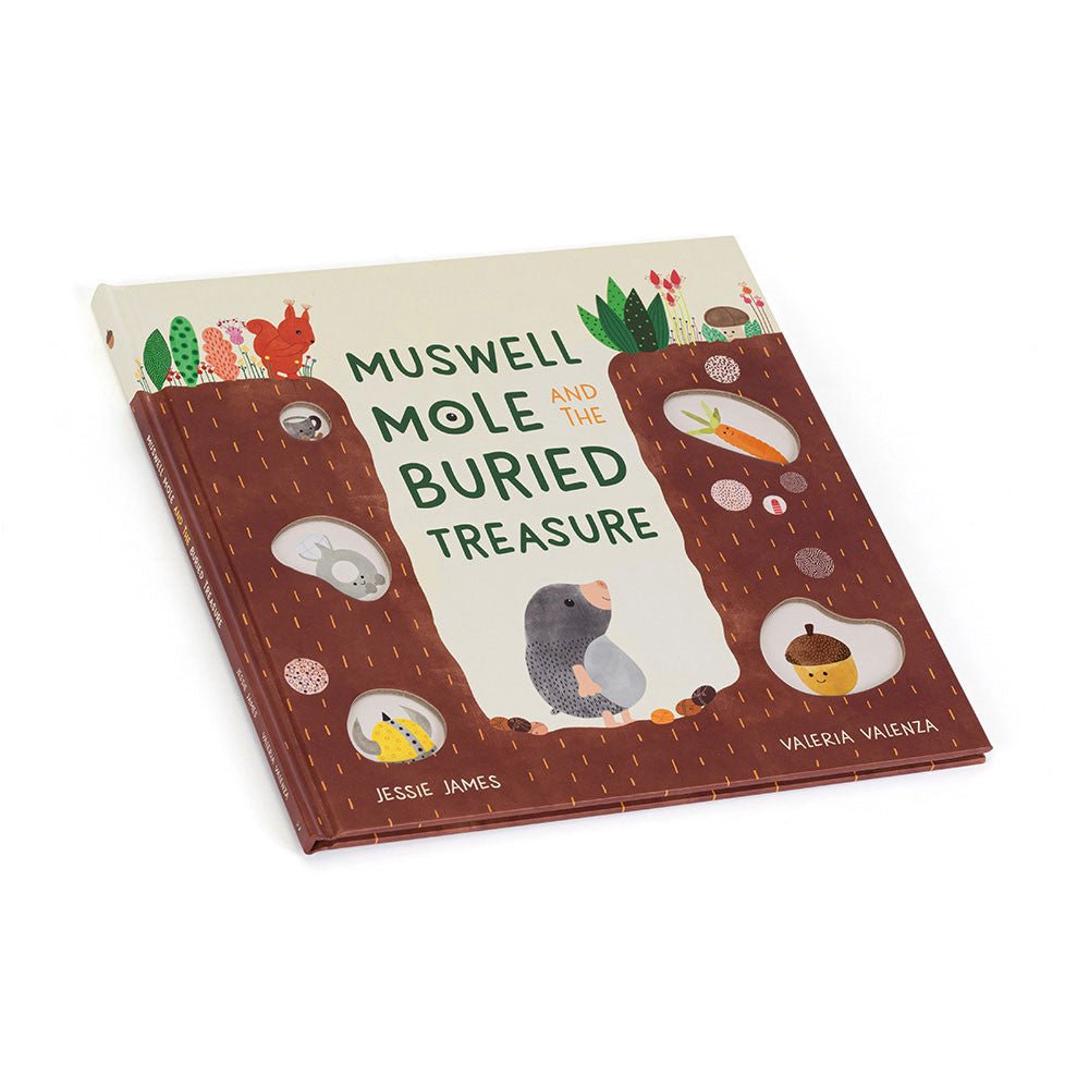 Jellycat Muswell Mole and the Buried Treasure Book - Flying Ryno
