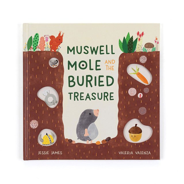 Jellycat Muswell Mole and the Buried Treasure Book - Flying Ryno