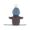 Jellycat Peanut Penguin Snowboarding Small - Flying Ryno