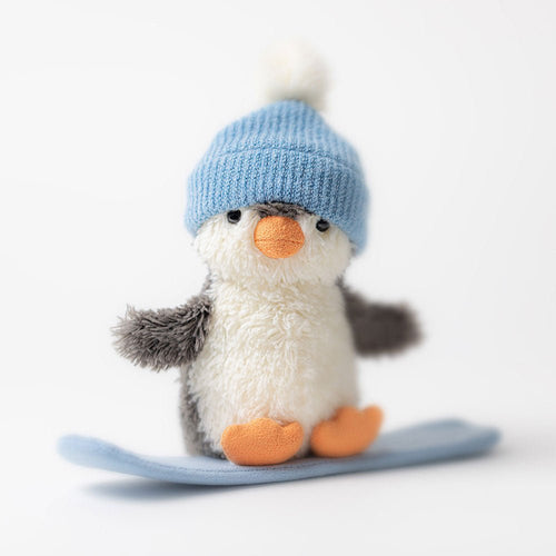 Jellycat Peanut Penguin Snowboarding Small - Flying Ryno