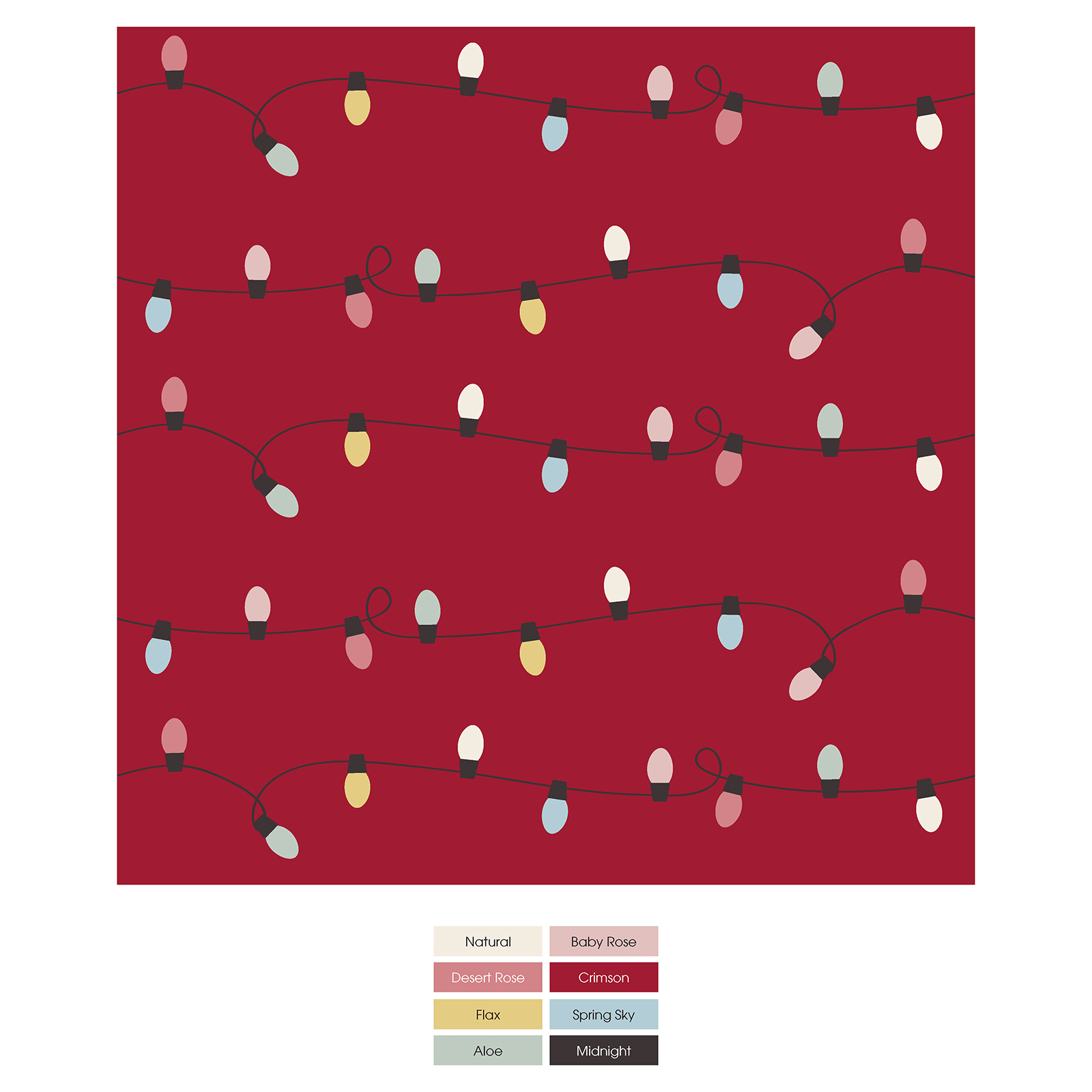 Kickee Pants Print Convertible Coverall, Crimson Holiday Lights - Flying Ryno