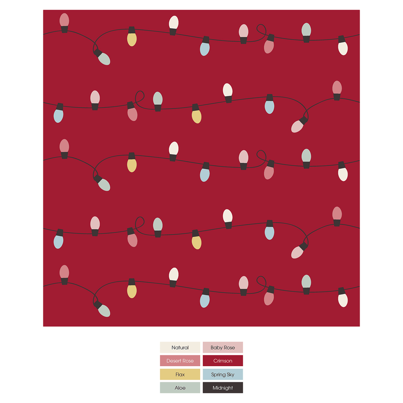 Kickee Pants Print Convertible Coverall, Crimson Holiday Lights - Flying Ryno