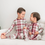 Kickee Pants Print Convertible Coverall, Fireside Plaid - Flying Ryno