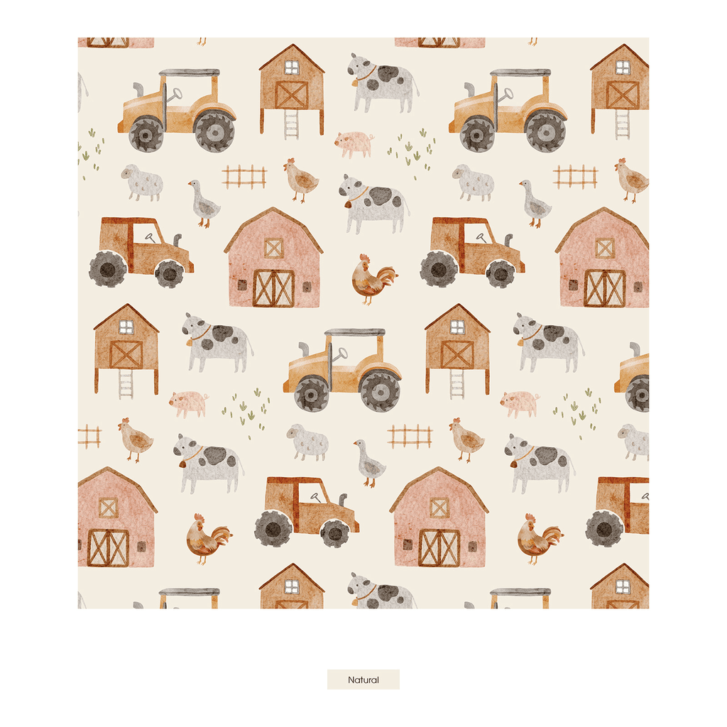 Kickee Pants Print Convertible Coverall, Natural Farm Life - Flying Ryno