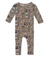 Kickee Pants Print Convertible Coverall, Portabella Fall Tools - Flying Ryno