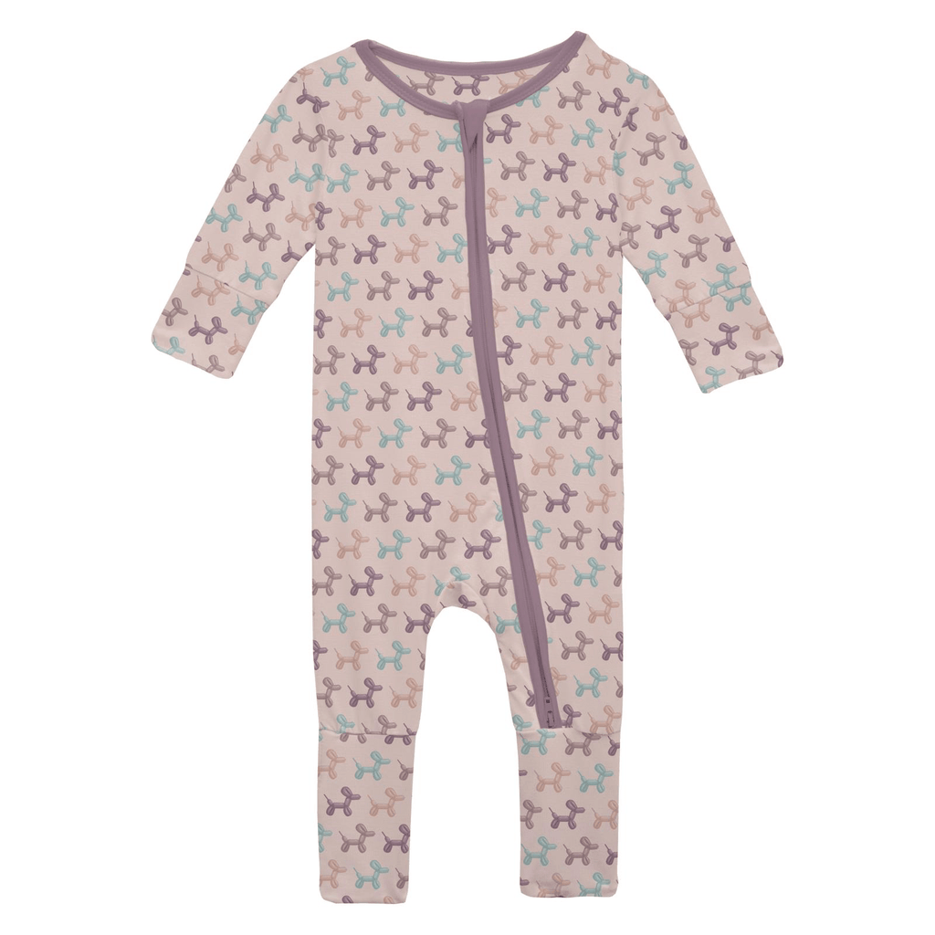 Kickee Pants Print Convertible Coverall, Shrinking Violet Balloon - Flying Ryno