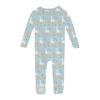 Kickee Pants Print Convertible Coverall, Spring Sky Feeding Ducks - Flying Ryno