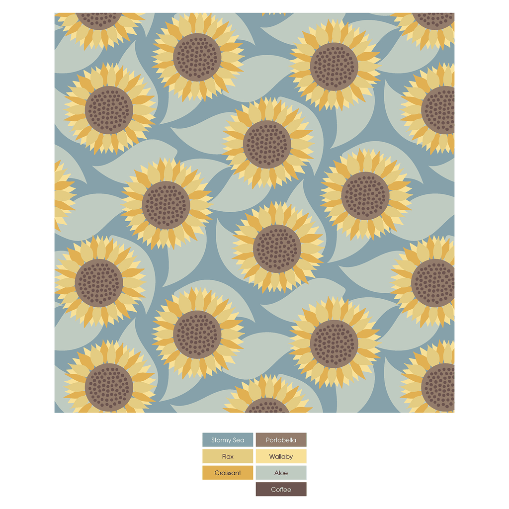 Kickee Pants Print Convertible Coverall, Stormy Sea Sunflower - Flying Ryno