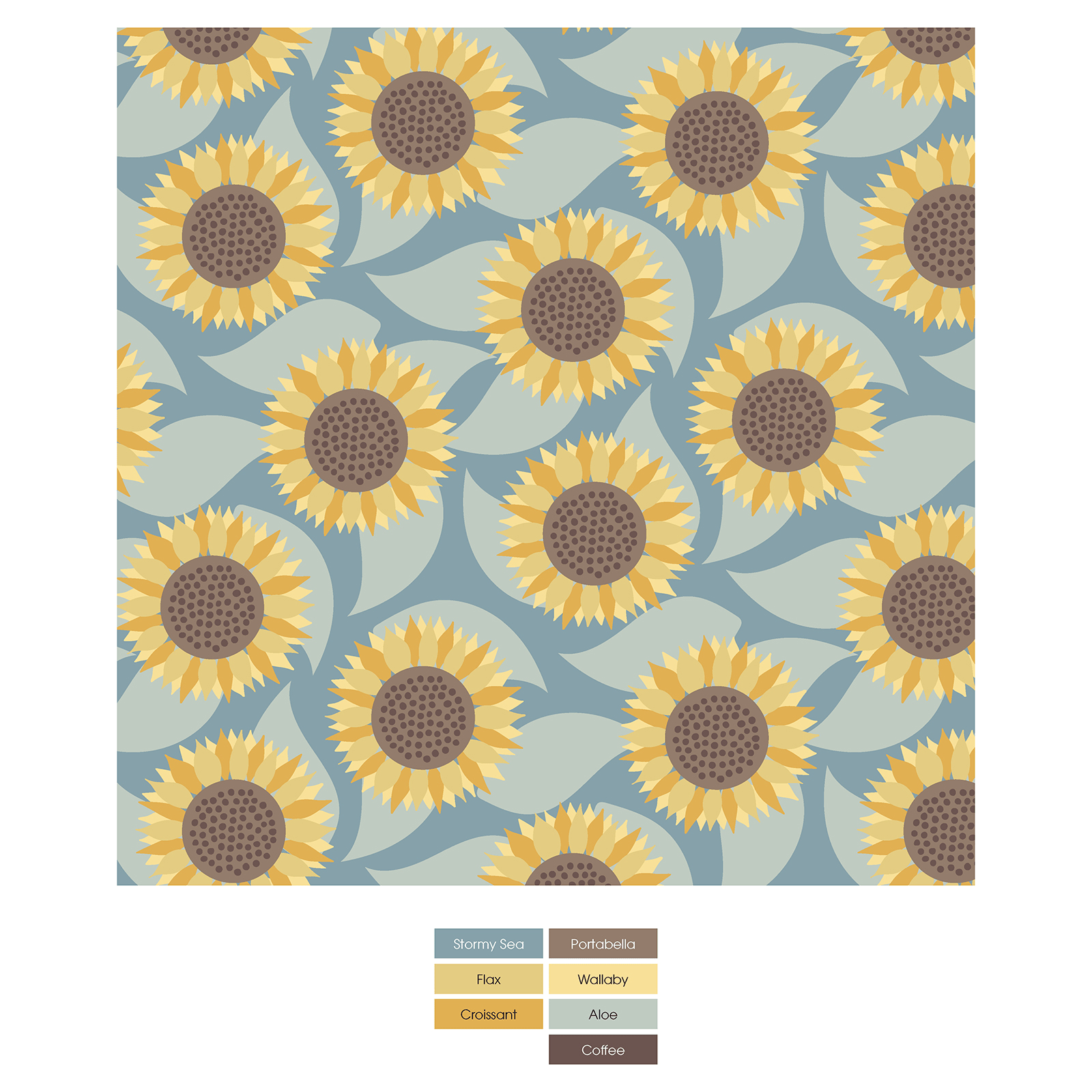 Kickee Pants Print Convertible Coverall, Stormy Sea Sunflower - Flying Ryno