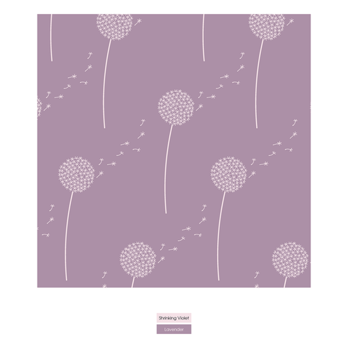 Kickee Pants Print Convertible Sleeper with Zipper, Lavender Dandelion Wish - Flying Ryno