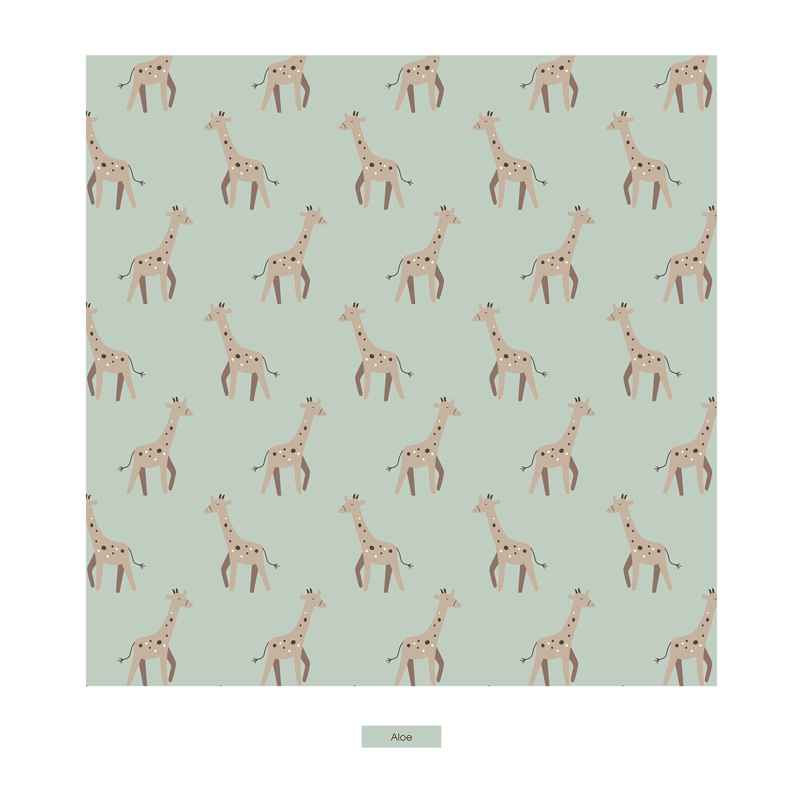 Kickee Pants Print Footie with 2 Way Zipper, Aloe Giraffe - Flying Ryno