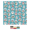 Kickee Pants Print Footie with 2 Way Zipper, Glacier Snow Globes - Flying Ryno