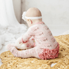 Kickee Pants Print Layette Ruffle Footie with 2 Way Zipper, Baby Rose Fair Carousel - Flying Ryno
