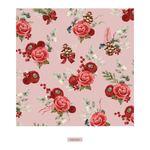 Kickee Pants Print Layette Ruffle Footie with 2 Way Zipper, Baby Rose Holiday Floral - Flying Ryno