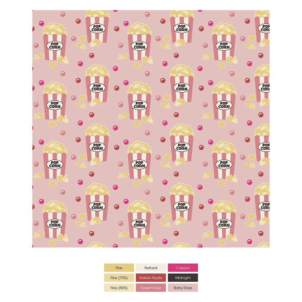 Kickee Pants Print Long Sleeve Pajama Set, Baby Rose Movie Night - Flying Ryno