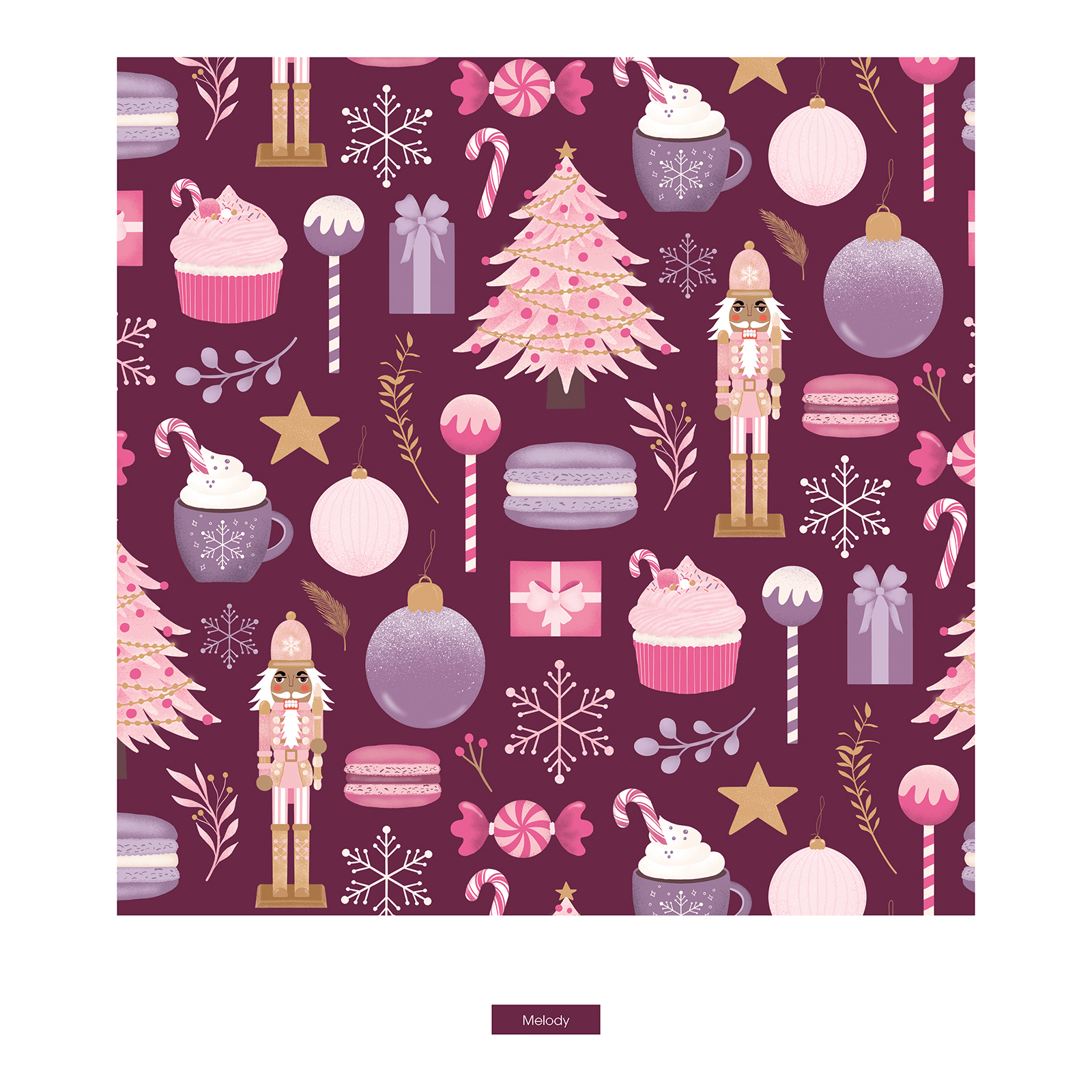 Kickee Pants Print Long Sleeve Pajama Set, Melody Sugar Plum - Flying Ryno