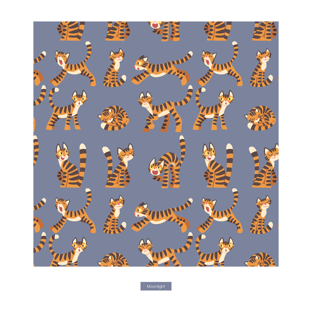 Kickee Pants Print Long Sleeve Pajama Set, Moonlight Tiger - Flying Ryno