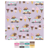 Kickee Pants Print Short Sleeve Pajama Set with Shorts, Thistle Ice Cream Truck - Flying Ryno