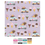 Kickee Pants Print Short Sleeve Pajama Set with Shorts, Thistle Ice Cream Truck - Flying Ryno