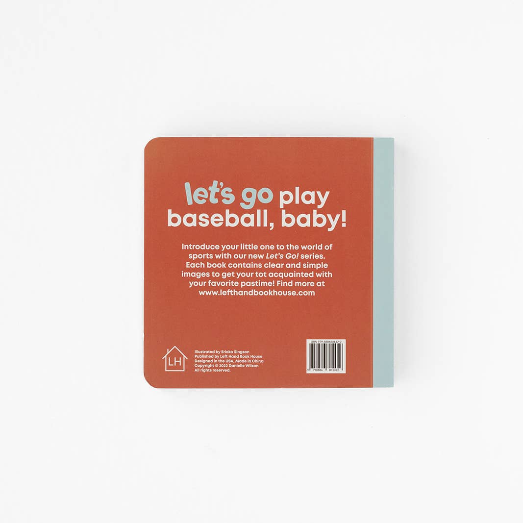 Left Hand Book House Baseball Baby Book - Flying Ryno