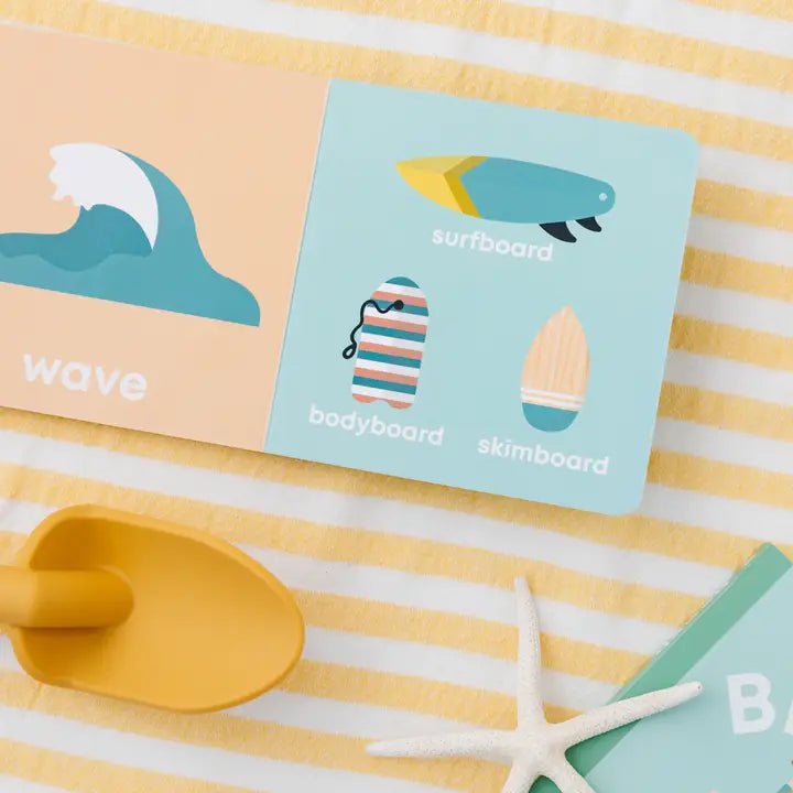 Left Hand Book House Beach Baby - Board Book - Flying Ryno