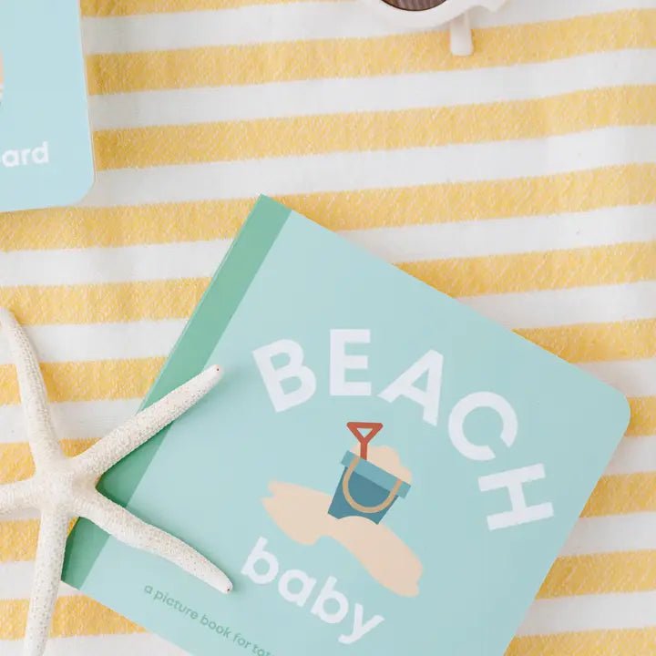 Left Hand Book House Beach Baby - Board Book - Flying Ryno