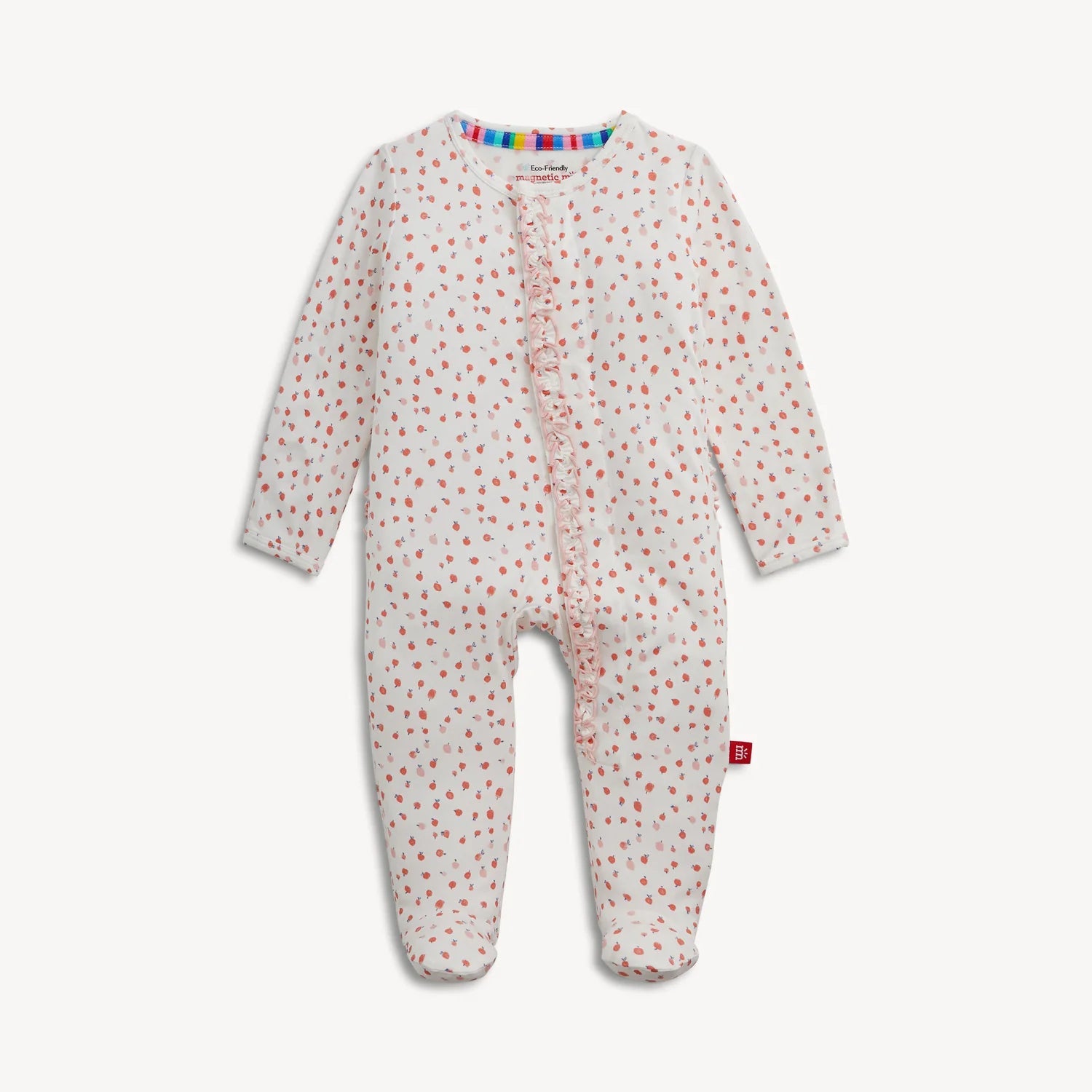 Magnetic Me Footie with Ruffle, Apple Blossom - Flying Ryno
