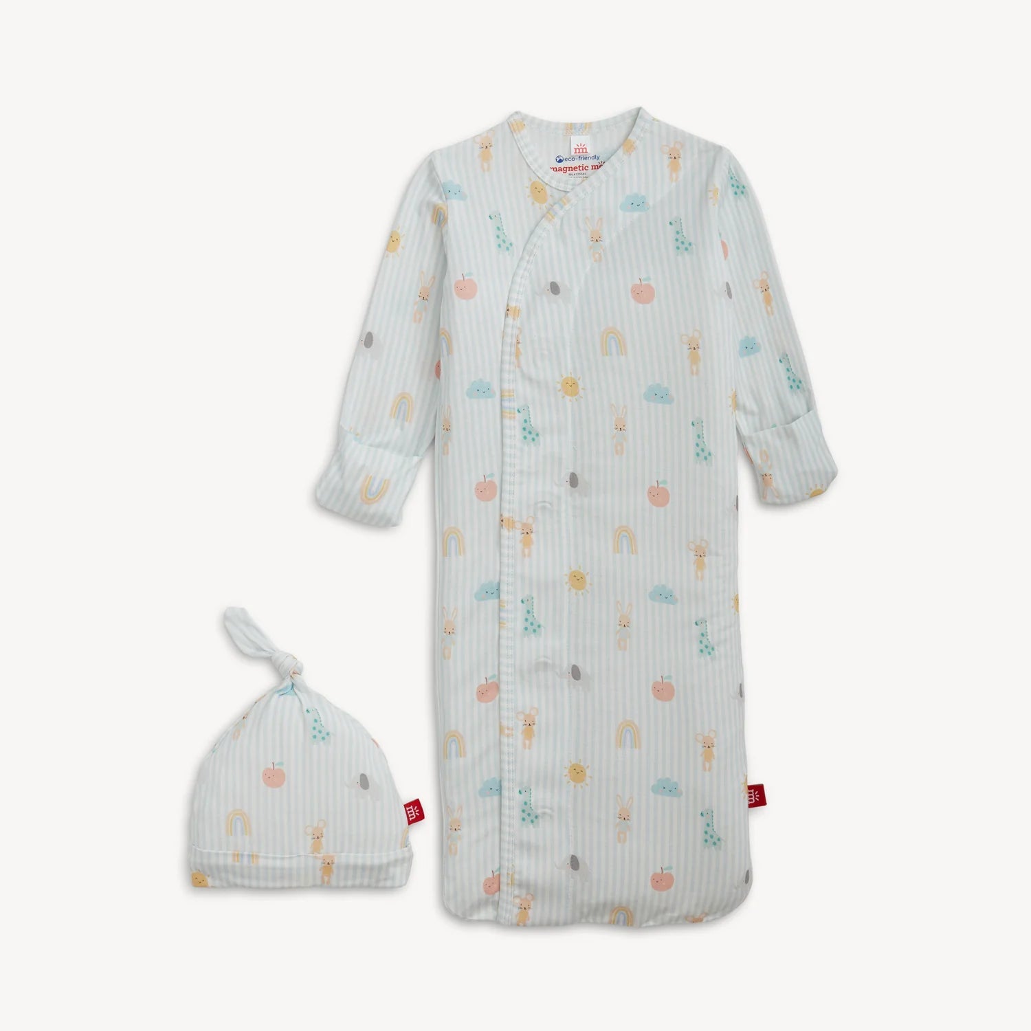 Magnetic Me Gown + Hat Set, Lullaby Sky Blue - Flying Ryno