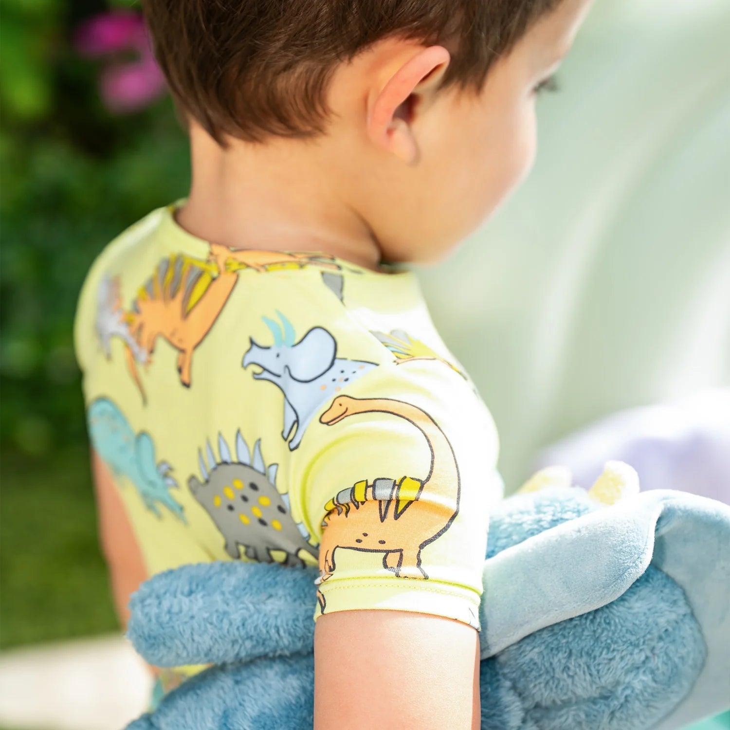 Magnetic Me Short Sleeve PJ Set, Roar + Explore - Flying Ryno