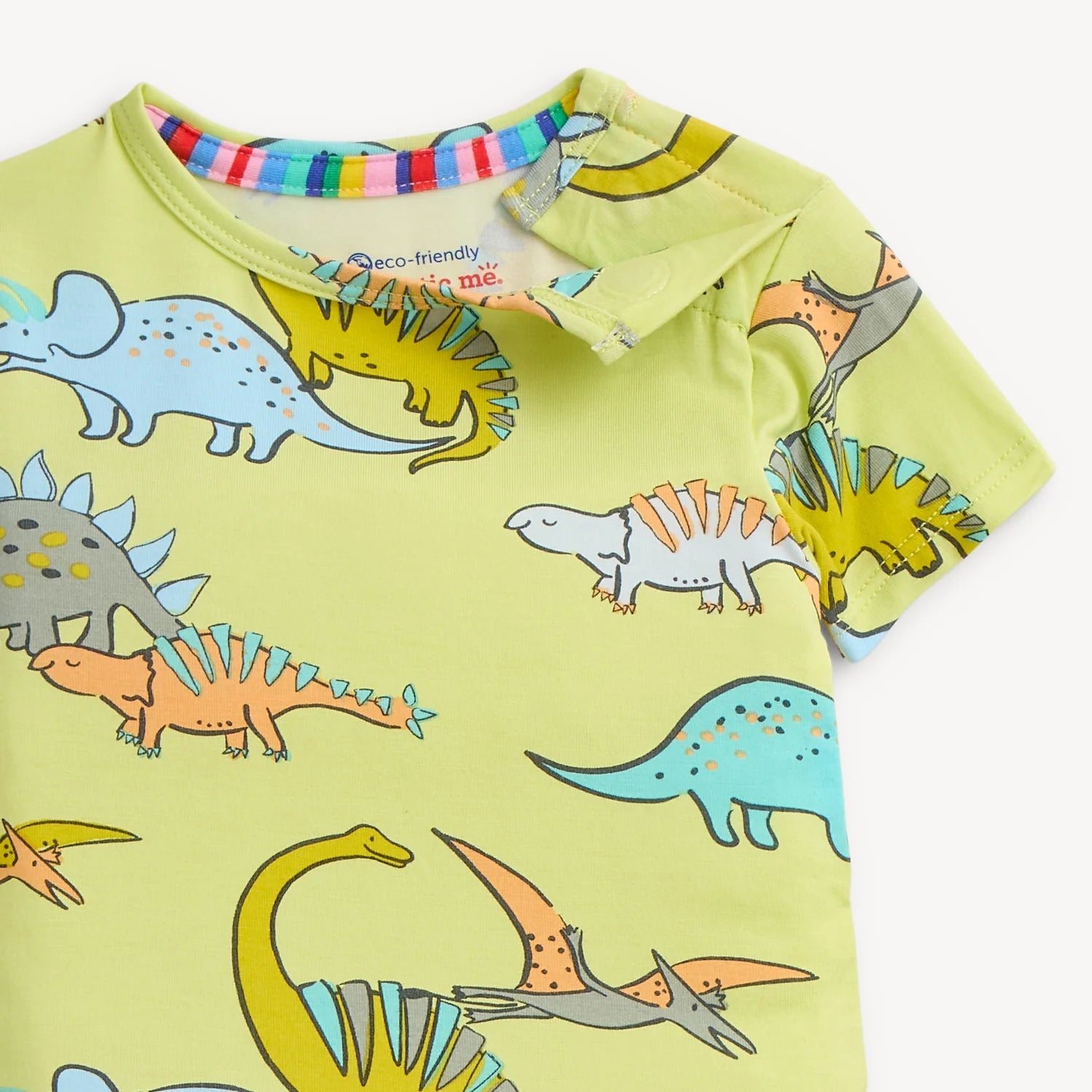 Magnetic Me Short Sleeve PJ Set, Roar + Explore - Flying Ryno