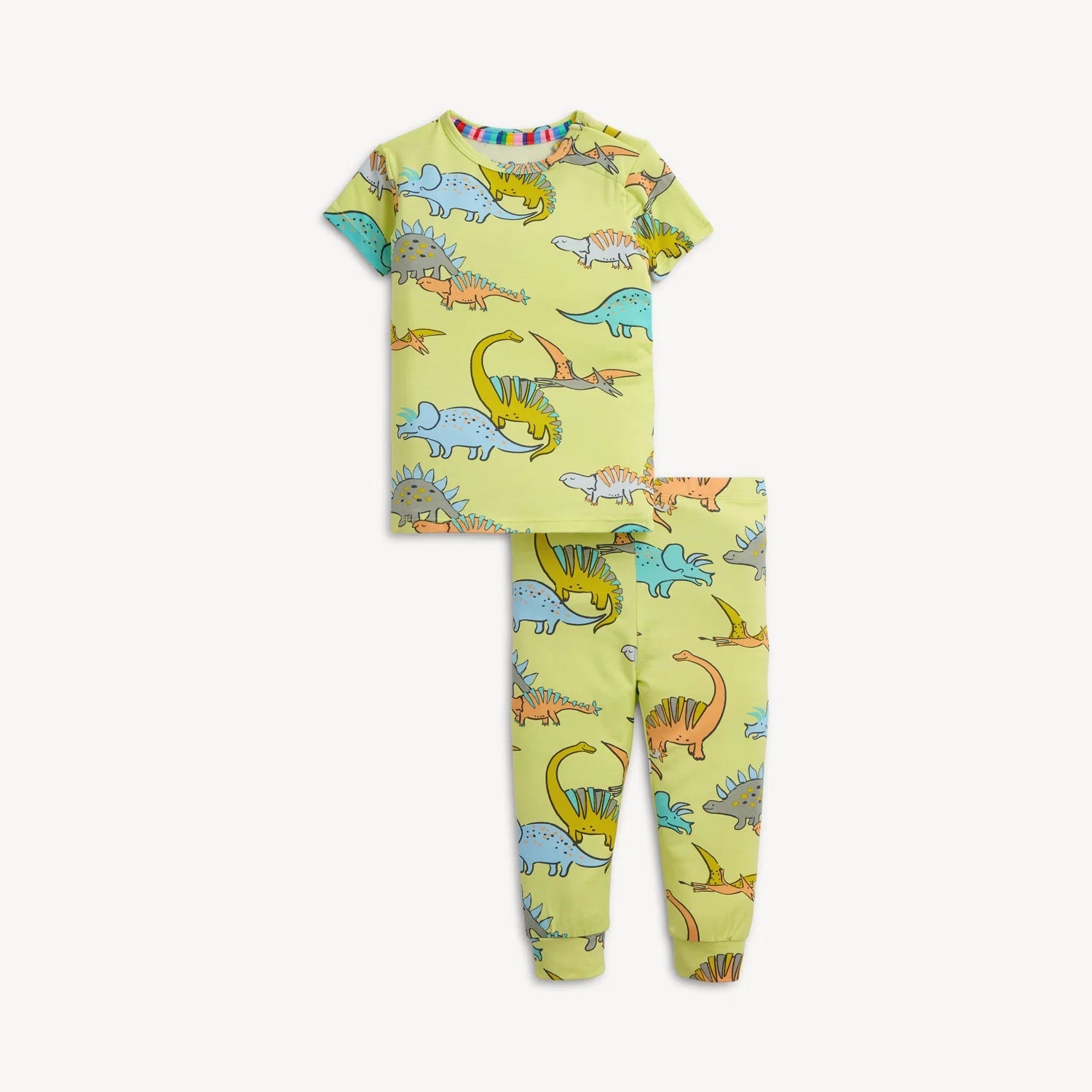 Magnetic Me Short Sleeve PJ Set, Roar + Explore - Flying Ryno