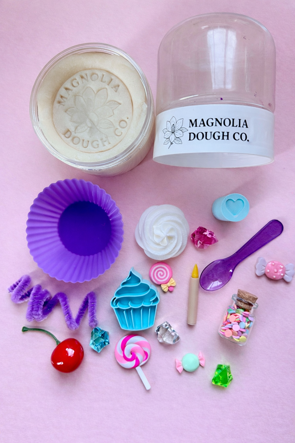 Magnolia Dough Co. Kids Sensory Play Dough Jar, Baking - Flying Ryno