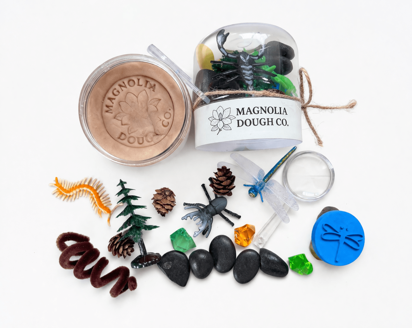 Magnolia Dough Co. Kids Sensory Play Dough Jar, Bug - Flying Ryno