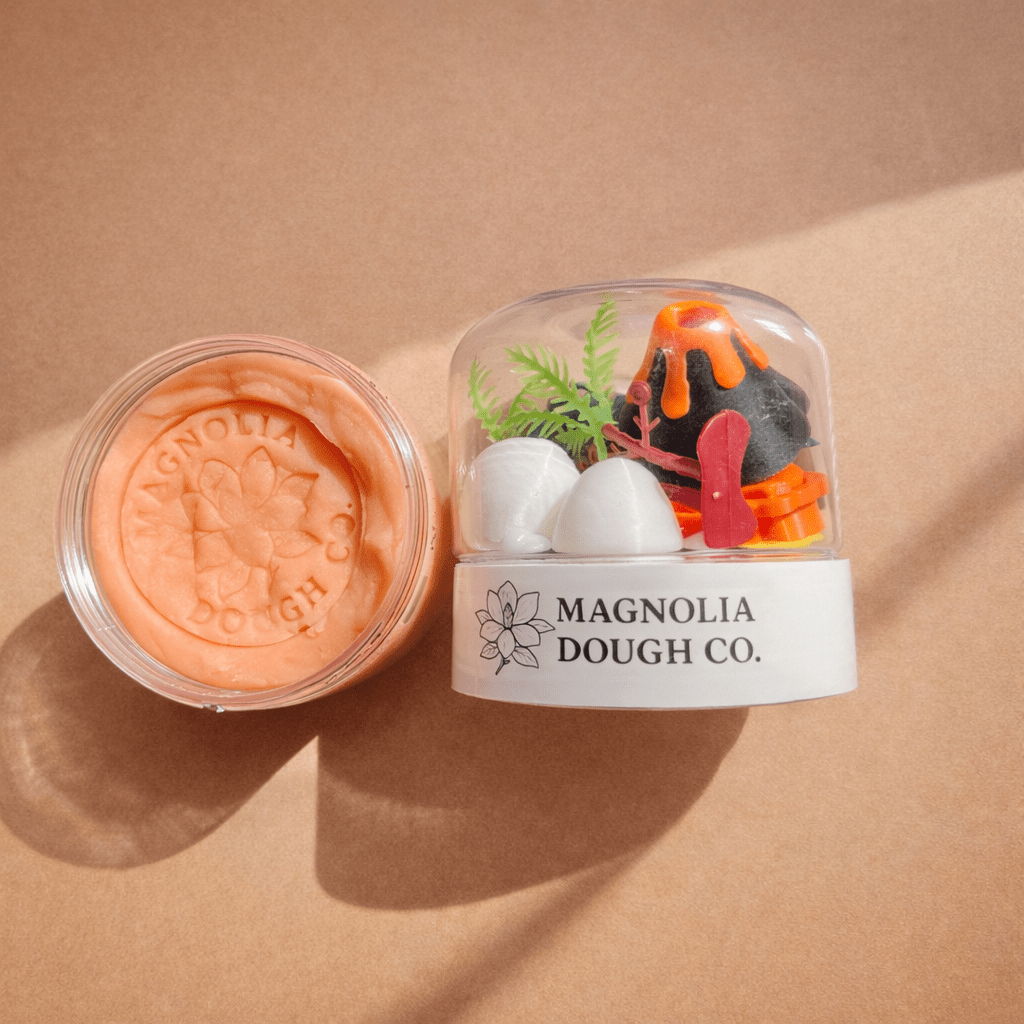 Magnolia Dough Co. Kids Sensory Play Dough Jar, Dino - Flying Ryno