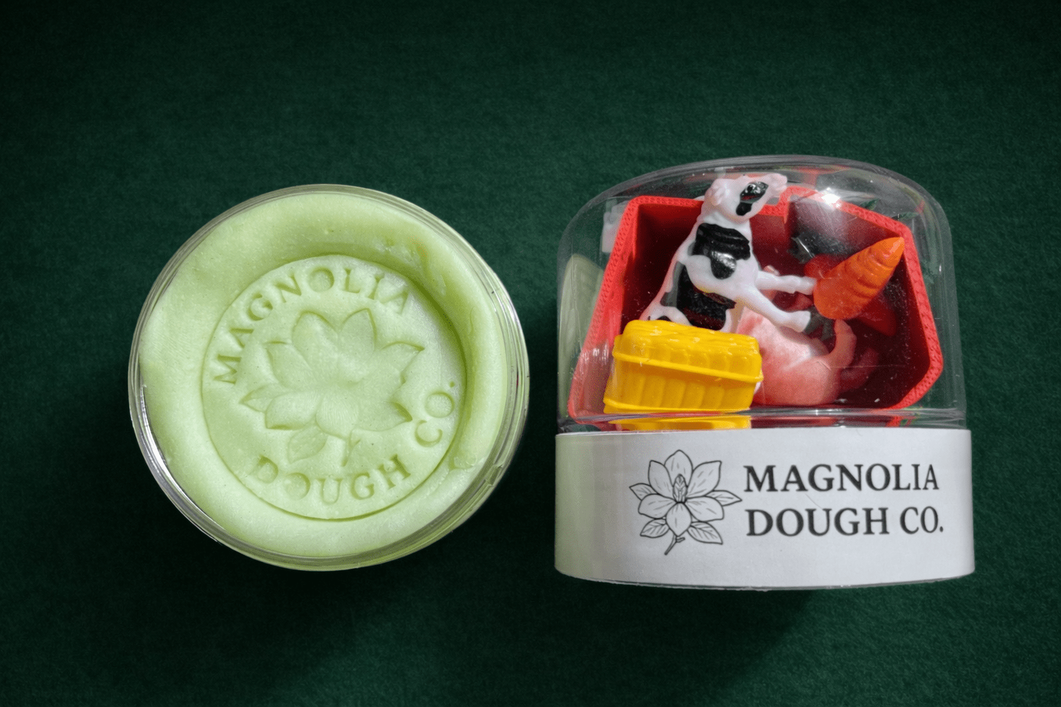 Magnolia Dough Co. Kids Sensory Play Dough Jar, Farm - Flying Ryno