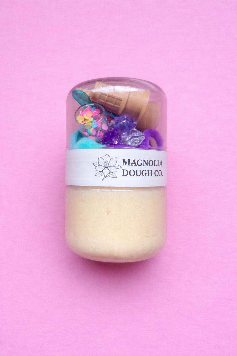Magnolia Dough Co. Kids Sensory Play Dough Jar, Ice Cream Shop - Flying Ryno
